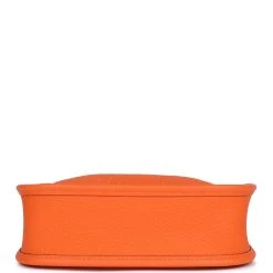Hermès Hermes Evelyne TPM Orange Minium Clemence Gold Hardware -Online Bag Store H E 240116 1 SX 06