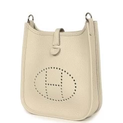 Hermès Hermes Evelyne TPM Beton Clemence Palladium Hardware 14 Hermès Hermes Evelyne TPM Beton Clemence Palladium Hardware -Online Bag Store H E 240122 1 CC 03
