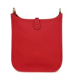 Hermès Hermes Evelyne TPM Vermillion Clemence Gold Hardware -Online Bag Store H E 240201 1 05