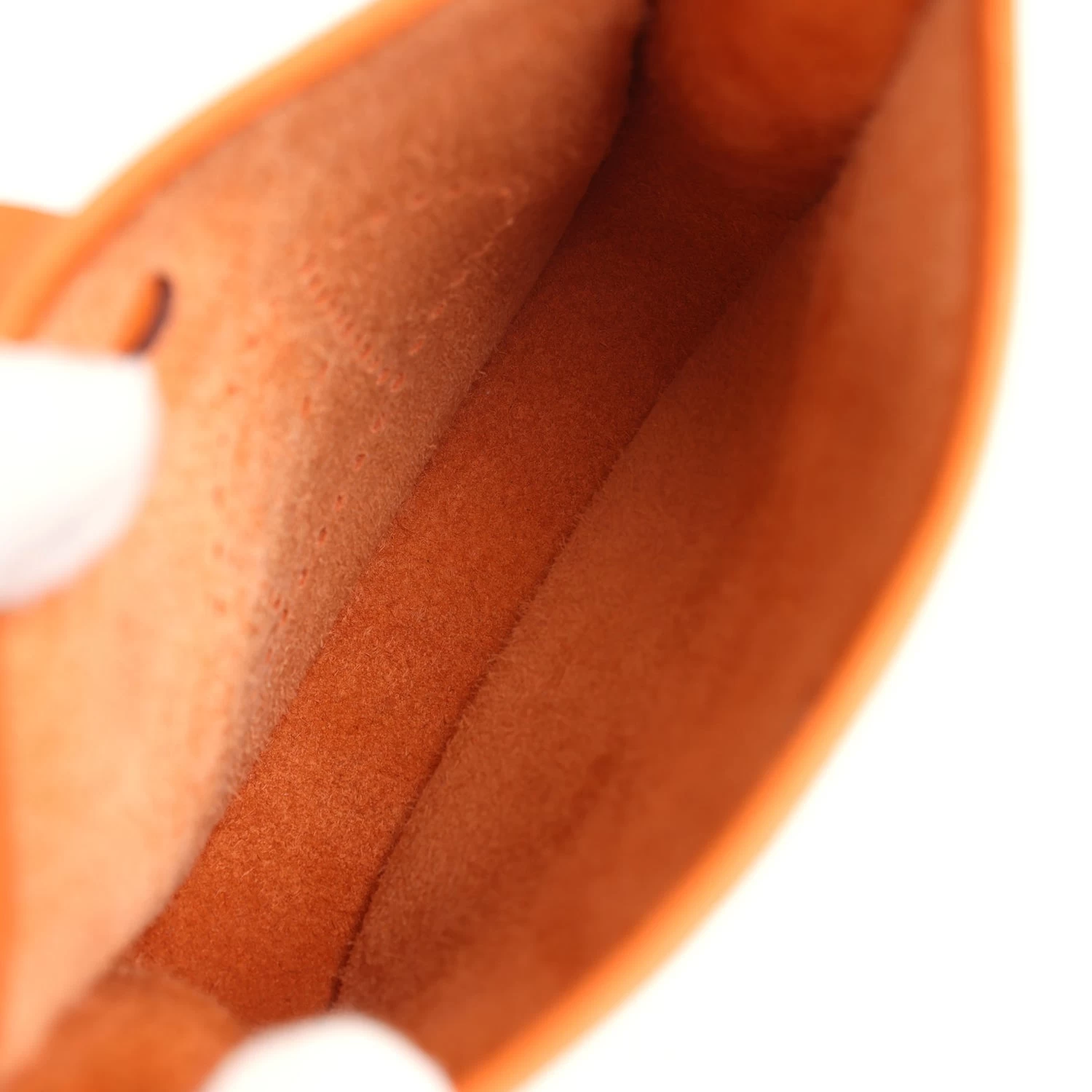 Hermès Hermes Evelyne TPM Orange Clemence Palladium Hardware 10 Hermès Hermes Evelyne TPM Orange Clemence Palladium Hardware - Image 8