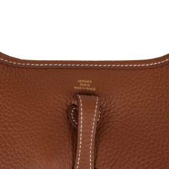 Hermès Hermes Evelyne TPM Gold Clemence Gold Hardware 16 Hermès Hermes Evelyne TPM Gold Clemence Gold Hardware -Online Bag Store H E 240213 2 JP 07
