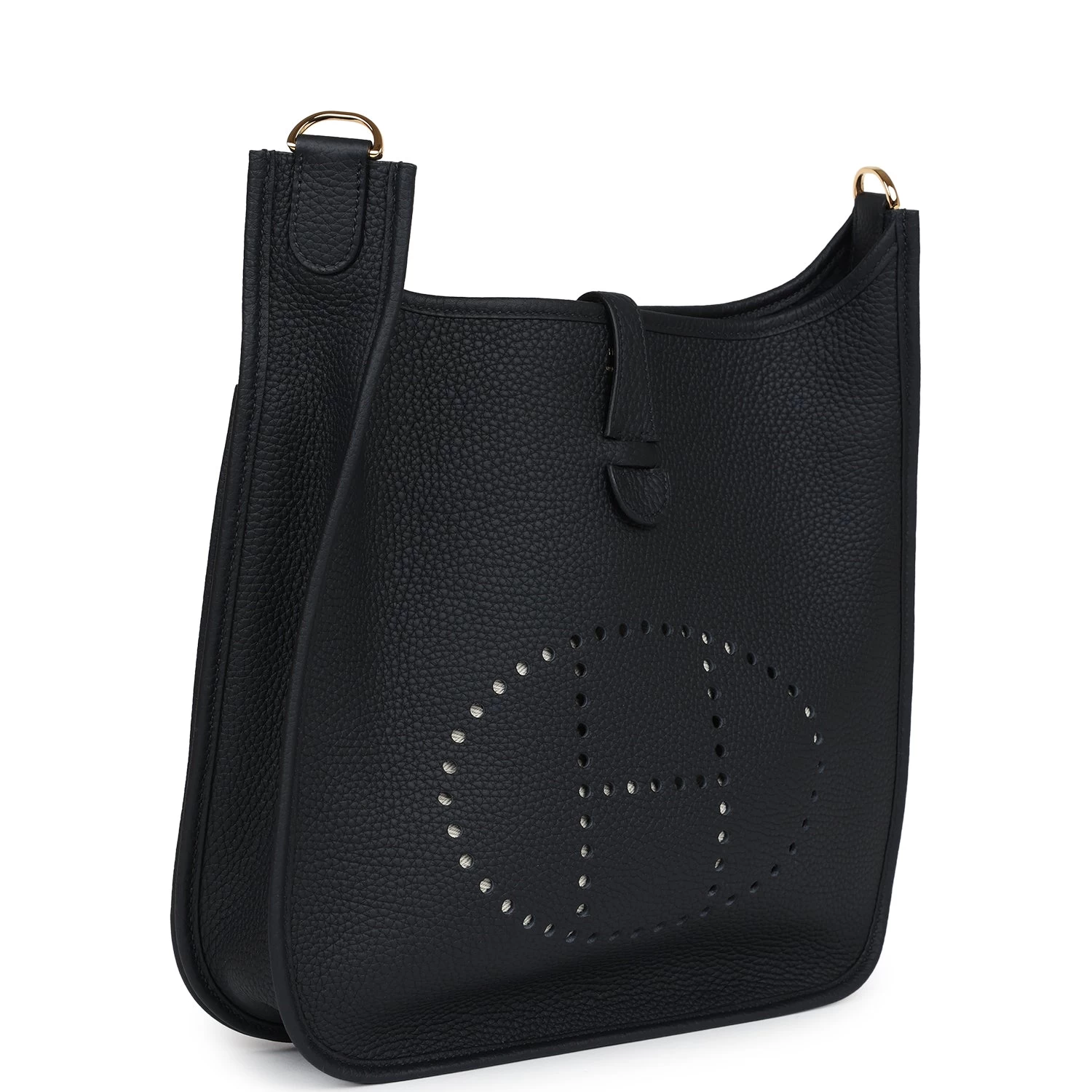 Hermès Hermes Evelyne III PM Black Clemence Gold Hardware 4 Hermès Hermes Evelyne III PM Black Clemence Gold Hardware - Image 2