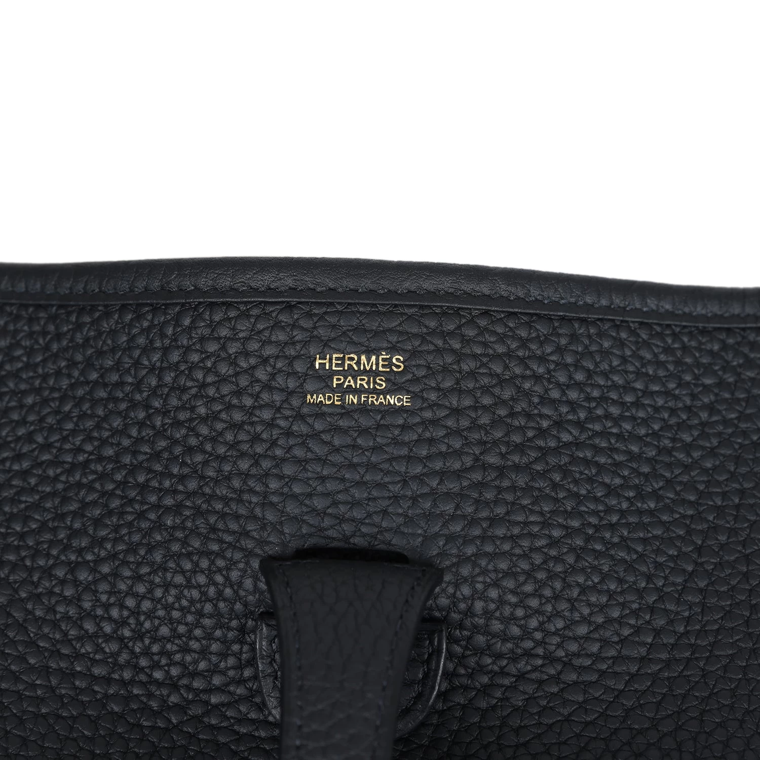 Hermès Hermes Evelyne III PM Black Clemence Gold Hardware 9 Hermès Hermes Evelyne III PM Black Clemence Gold Hardware - Image 7