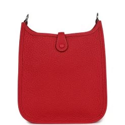 Hermès Hermes Evelyne TPM Vermillion Clemence Palladium Hardware -Online Bag Store H E 240221 1 05