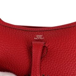 Hermès Hermes Evelyne TPM Vermillion Clemence Palladium Hardware -Online Bag Store H E 240221 1 07