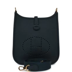 Hermès Hermes Evelyne TPM Vert Cypress Clemence Gold Hardware