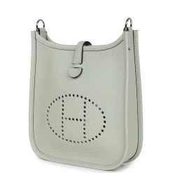 Hermès Hermes Evelyne TPM Gris Neve Clemence Palladium Hardware 14 Hermès Hermes Evelyne TPM Gris Neve Clemence Palladium Hardware -Online Bag Store H E 240314 1 SC 03