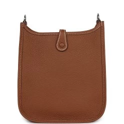 Hermès Hermes Evelyne TPM Gold Clemence Palladium Hardware 13 Hermès Hermes Evelyne TPM Gold Clemence Palladium Hardware -Online Bag Store H E 240314 2 NM 05