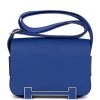 Hermès Hermes Geta Bleu Electric Chevre Palladium Hardware