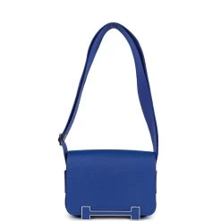 Hermès Hermes Geta Bleu Electric Chevre Palladium Hardware -Online Bag Store H FBSLG 011023 1 07