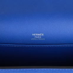 Hermès Hermes Geta Bleu Electric Chevre Palladium Hardware -Online Bag Store H FBSLG 011023 1 08