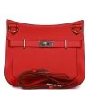 Hermès Hermes Jypsiere 28 Rouge De Coeur Clemence Palladium Hardware -Online Bag Store H FBSLG 022123 1 NM 01