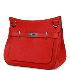 Hermès Hermes Jypsiere 28 Rouge De Coeur Clemence Palladium Hardware -Online Bag Store H FBSLG 022123 1 NM 03