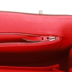 Hermès Hermes Jypsiere 28 Rouge De Coeur Clemence Palladium Hardware -Online Bag Store H FBSLG 022123 1 NM 08