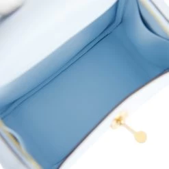 Hermès Hermes Mini Lindy Bleu Brume Swift Gold Hardware -Online Bag Store H FBSLG 032322 1 09