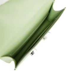 Hermès Hermes Constance Slim Wallet Vert Criquet Epsom Palladium Hardware -Online Bag Store H FBSLG 042622 2 09