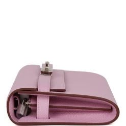 Hermès Hermes Kelly Wallet To Go Mauve Sylvestre Epsom Palladium Hardware -Online Bag Store H FBSLG 042622 4 03
