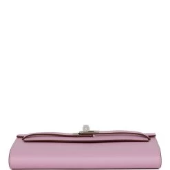 Hermès Hermes Kelly Wallet To Go Mauve Sylvestre Epsom Palladium Hardware -Online Bag Store H FBSLG 042622 4 06