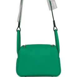 Hermès Hermes Mini Lindy Menthe Clemence Palladium Hardware -Online Bag Store H FBSLG 051322 1 05