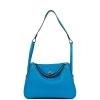 Hermès Hermes Lindy 26 Bleu Zanzibar Verso Clemence Palladium Hardware