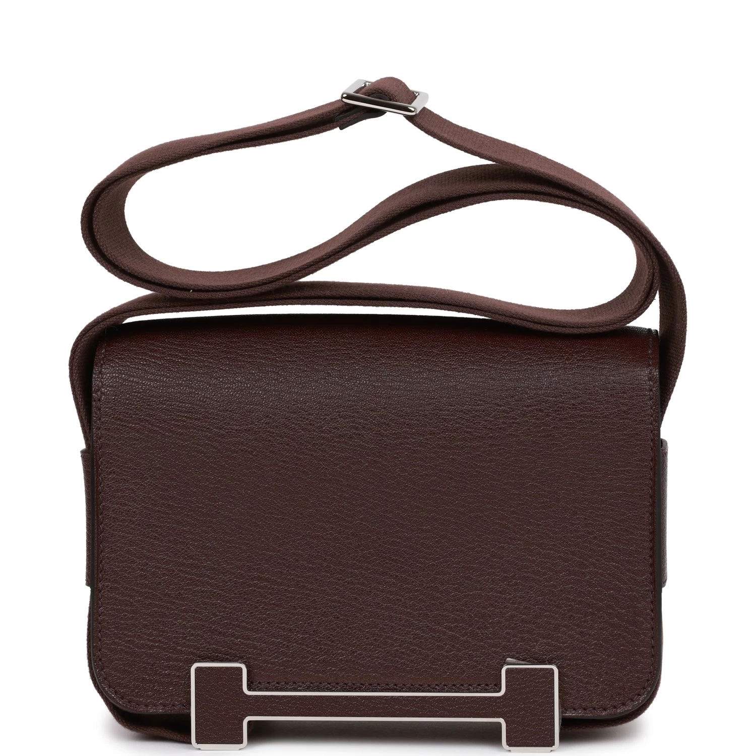 Hermès Hermes Geta Rouge Sellier Chevre Palladium Hardware 3 Hermès Hermes Geta Rouge Sellier Chevre Palladium Hardware