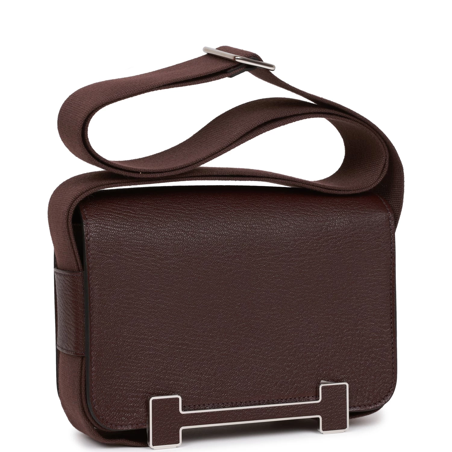 Hermès Hermes Geta Rouge Sellier Chevre Palladium Hardware 4 Hermès Hermes Geta Rouge Sellier Chevre Palladium Hardware - Image 2
