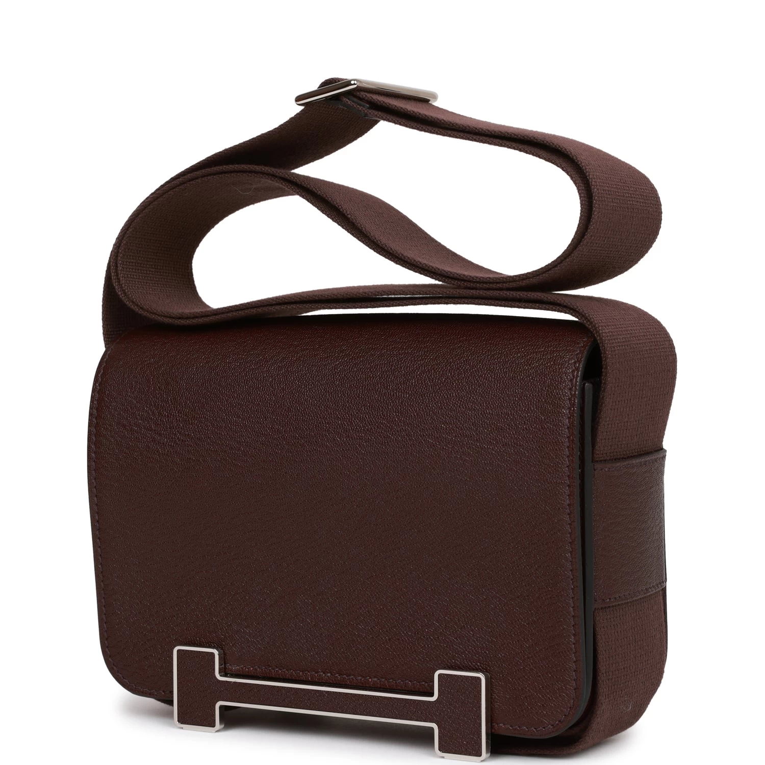 Hermès Hermes Geta Rouge Sellier Chevre Palladium Hardware 6 Hermès Hermes Geta Rouge Sellier Chevre Palladium Hardware - Image 4