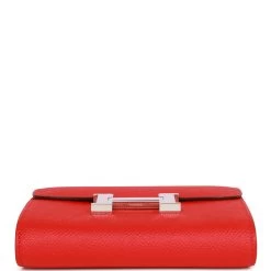 Hermès Pre-owned Hermes Constance Compact Wallet Rouge De Coeur Epsom Rose Sakura Enamel And Palladium Hardware 15 Hermès Pre-owned Hermes Constance Compact Wallet Rouge De Coeur Epsom Rose Sakura Enamel And Palladium Hardware -Online Bag Store H FBSLG 081822 3 05