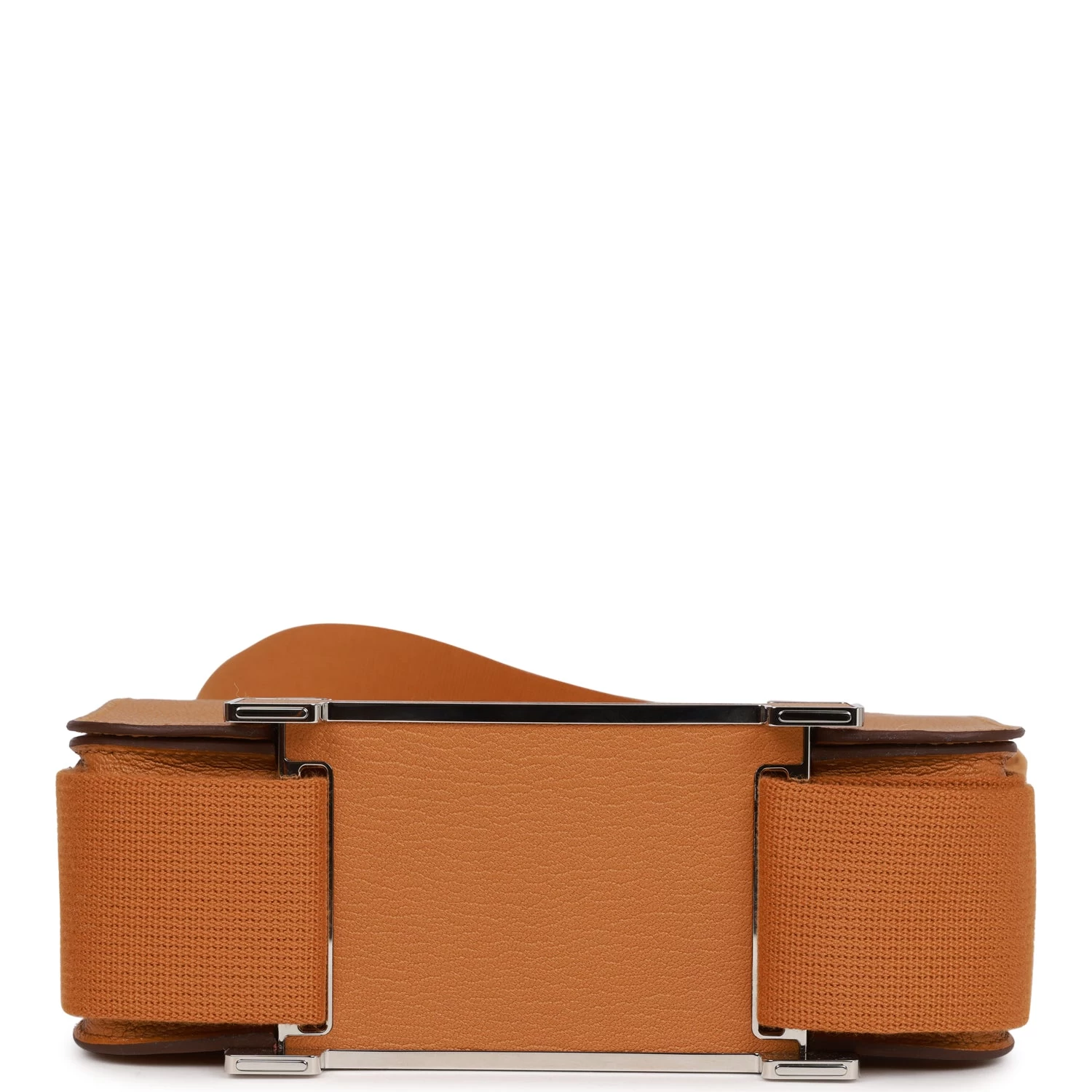 Hermès Hermes Geta Caramel Chevre Palladium Hardware 8 Hermès Hermes Geta Caramel Chevre Palladium Hardware - Image 6