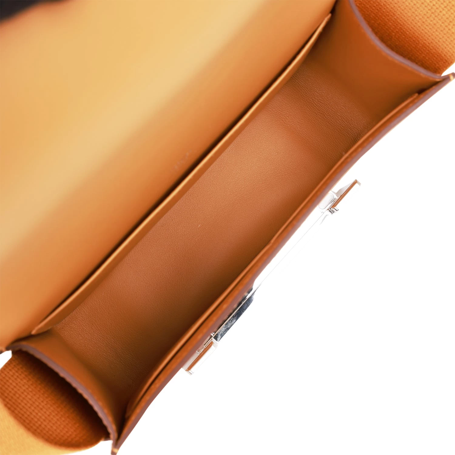Hermès Hermes Geta Caramel Chevre Palladium Hardware 11 Hermès Hermes Geta Caramel Chevre Palladium Hardware - Image 9