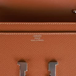 Hermès Hermes Constance Wallet To Go Gold Epsom Palladium Hardware -Online Bag Store H FBSLG 101722 2 07