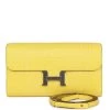 Hermès Hermes Constance Wallet To Go Mimosa Matte Alligator Palladium Hardware 1 Hermès Hermes Constance Wallet To Go Mimosa Matte Alligator Palladium Hardware -Online Bag Store H FBSLG 102422 2 LA 01