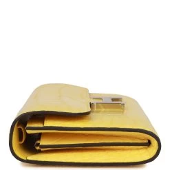 Hermès Hermes Constance Wallet To Go Mimosa Matte Alligator Palladium Hardware -Online Bag Store H FBSLG 102422 2 LA 05