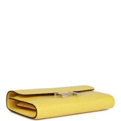 Hermès Hermes Constance Wallet To Go Mimosa Matte Alligator Palladium Hardware -Online Bag Store H FBSLG 102422 2 LA 06