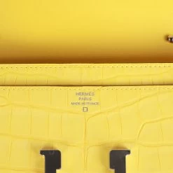 Hermès Hermes Constance Wallet To Go Mimosa Matte Alligator Palladium Hardware -Online Bag Store H FBSLG 102422 2 LA 07
