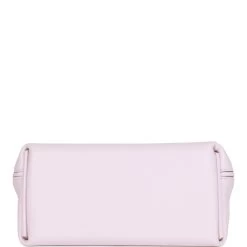 Hermès Hermes Mini 24/24 Bag Mauve Pale Verso Evercolor And Swift Palladium Hardware -Online Bag Store H FBSLG 111022 1 06