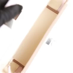 Hermès Hermes Mini 24/24 Bag Mauve Pale Verso Evercolor And Swift Palladium Hardware -Online Bag Store H FBSLG 111022 1 09