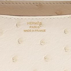 Hermès Hermes Constance 18 Nata Ostrich Gold Hardware -Online Bag Store H FBSLG 111522 1 FS 08