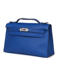 Hermès Hermes Kelly Pochette Bleu Royal Swift Palladium Hardware -Online Bag Store H FBSLG 230227 1 03