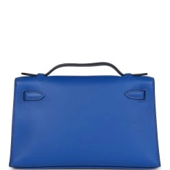 Hermès Hermes Kelly Pochette Bleu Royal Swift Palladium Hardware -Online Bag Store H FBSLG 230227 1 05