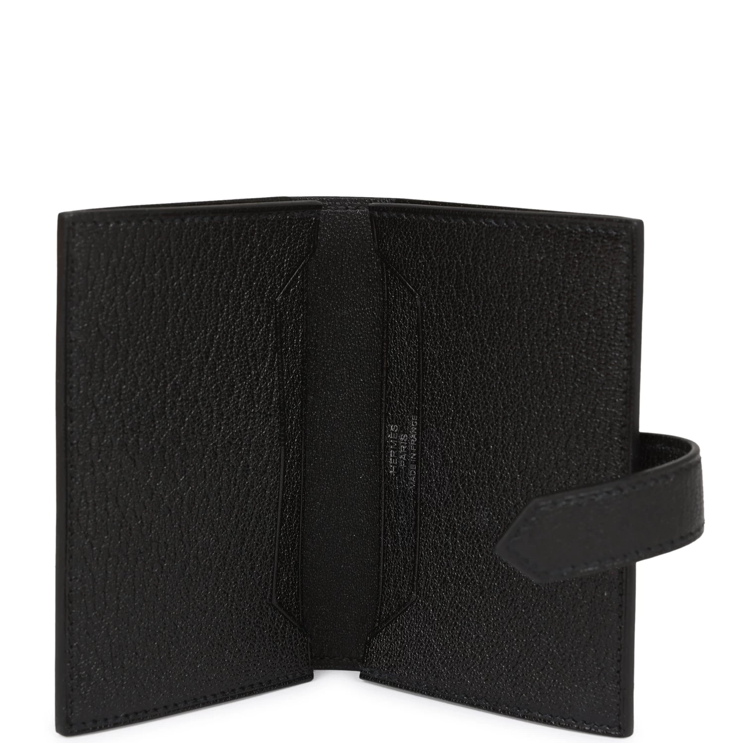Hermès Hermes Bearn Card Holder Wallet Black Chevre Palladium Hardware 9 Hermès Hermes Bearn Card Holder Wallet Black Chevre Palladium Hardware - Image 7