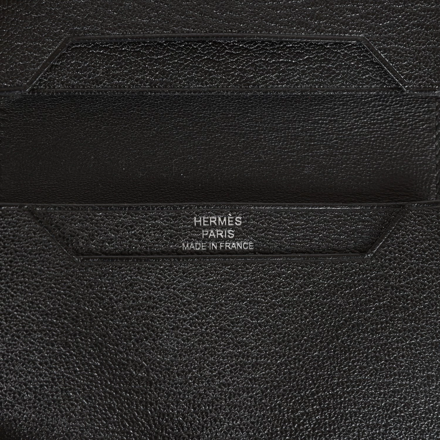 Hermès Hermes Bearn Card Holder Wallet Black Chevre Palladium Hardware 10 Hermès Hermes Bearn Card Holder Wallet Black Chevre Palladium Hardware - Image 8