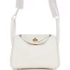 Hermès Hermes Mini Lindy White Swift Gold Hardware -Online Bag Store H FBSLG 230306 2 02