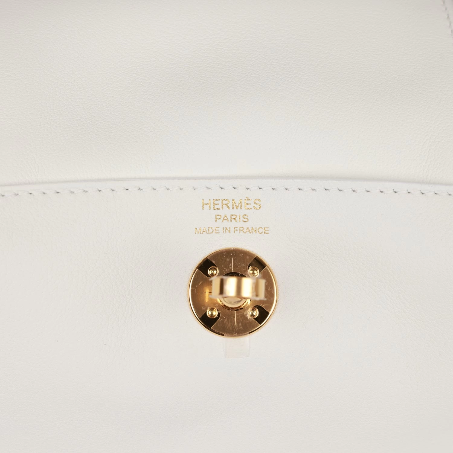 Hermès Hermes Mini Lindy White Swift Gold Hardware 10 Hermès Hermes Mini Lindy White Swift Gold Hardware - Image 8