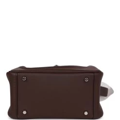 Hermès Hermes Mini Lindy Rouge Sellier Verso Swift Palladium Hardware -Online Bag Store H FBSLG 230322 1 07