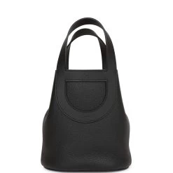 Hermès Hermes In-The-Loop 18 Black Clemence And Swift Gold Hardware