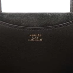 Hermès Hermes In-The-Loop 18 Black Clemence And Swift Gold Hardware -Online Bag Store H FBSLG 230324 1 RS 08