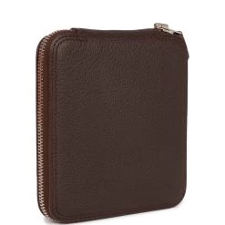 Hermès Hermes Les Cles Silky Pop Tote Chocolate Evercolor Palladium Hardware -Online Bag Store H FBSLG 230410 1 DR 09