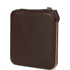 Hermès Hermes Les Cles Silky Pop Tote Chocolate Evercolor Palladium Hardware -Online Bag Store H FBSLG 230410 1 DR 10