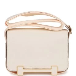 Hermès Hermes Geta Bag Nata Chevre Gold Hardware -Online Bag Store H FBSLG 230410 1 DR 05